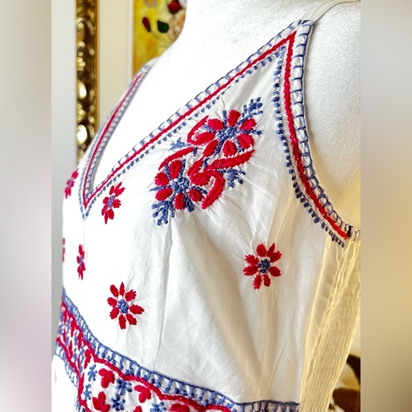 Gretchen Scott Hand Embroidered Midi Dress - Fiesta Time - Picture 7 of 13